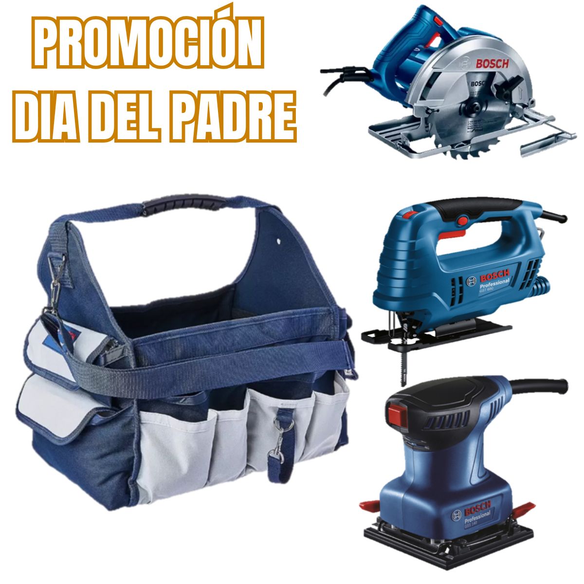 BOSCH - Sierra Circular GKS150 + Lijadora GSS140 + Sierra Caladora GST680