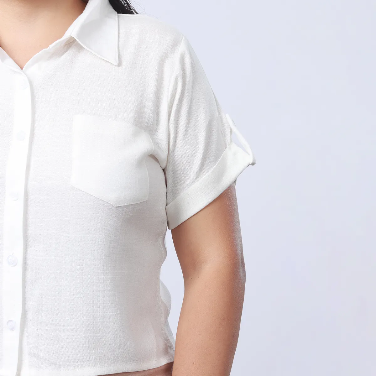 MOCALY - Camisa Casual Mujer en Lino
