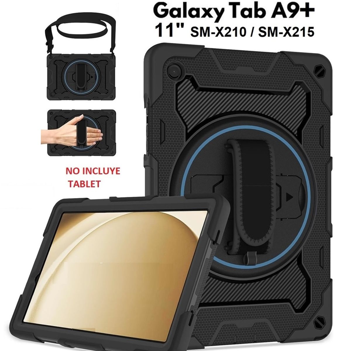 GENERICO - Funda Armor para Samsung Tab A9 Plus 11.0 SM-X210 Case Anti Golpes