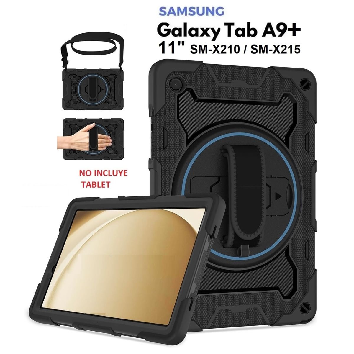 GENERICO - Funda Armor para Samsung Tab A9 Plus 11.0 SM-X210 Case Anti Golpes