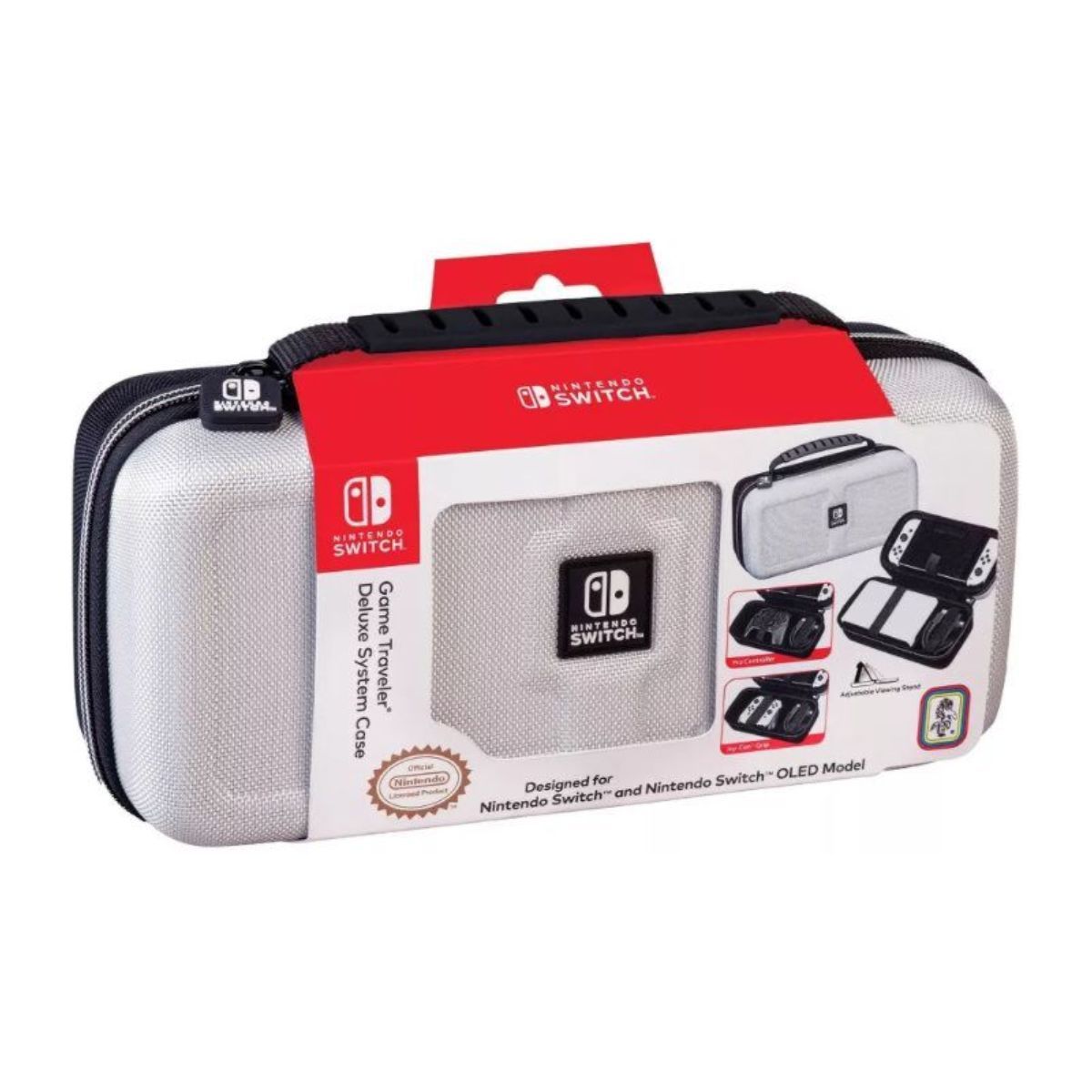 NINTENDO - Estuche Nintendo Switch - Blanco Nylon RDS Industries