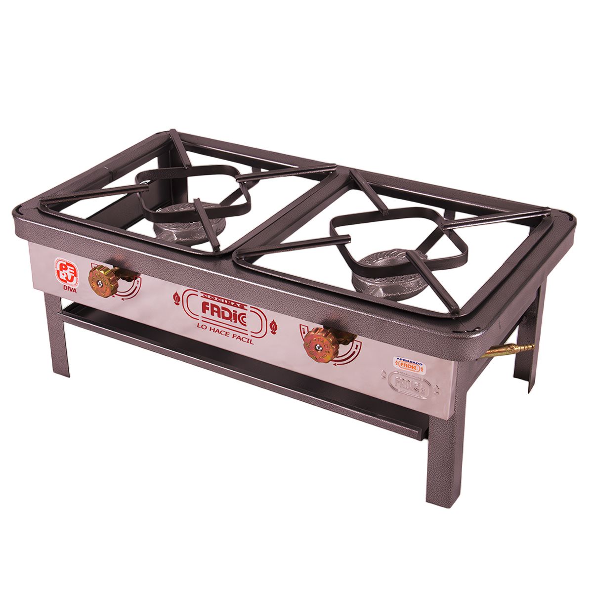 FADIC - Cocina de Mesa Semi Industrial Fadic 2 Hornillas N°3 FSI02-50