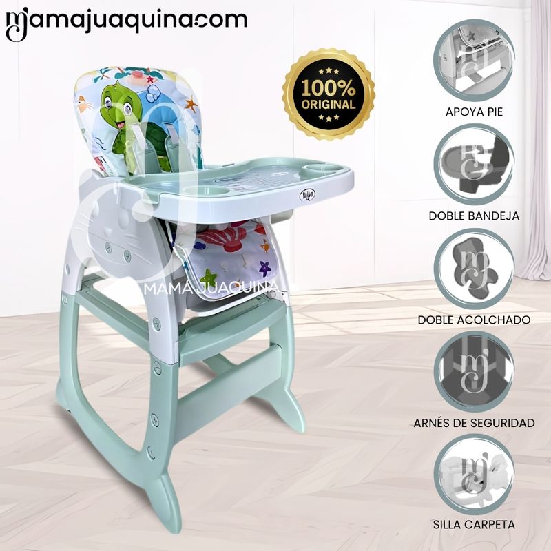 BAMBINO - Silla de Comer Edición Limitada «GATTITO II» Green