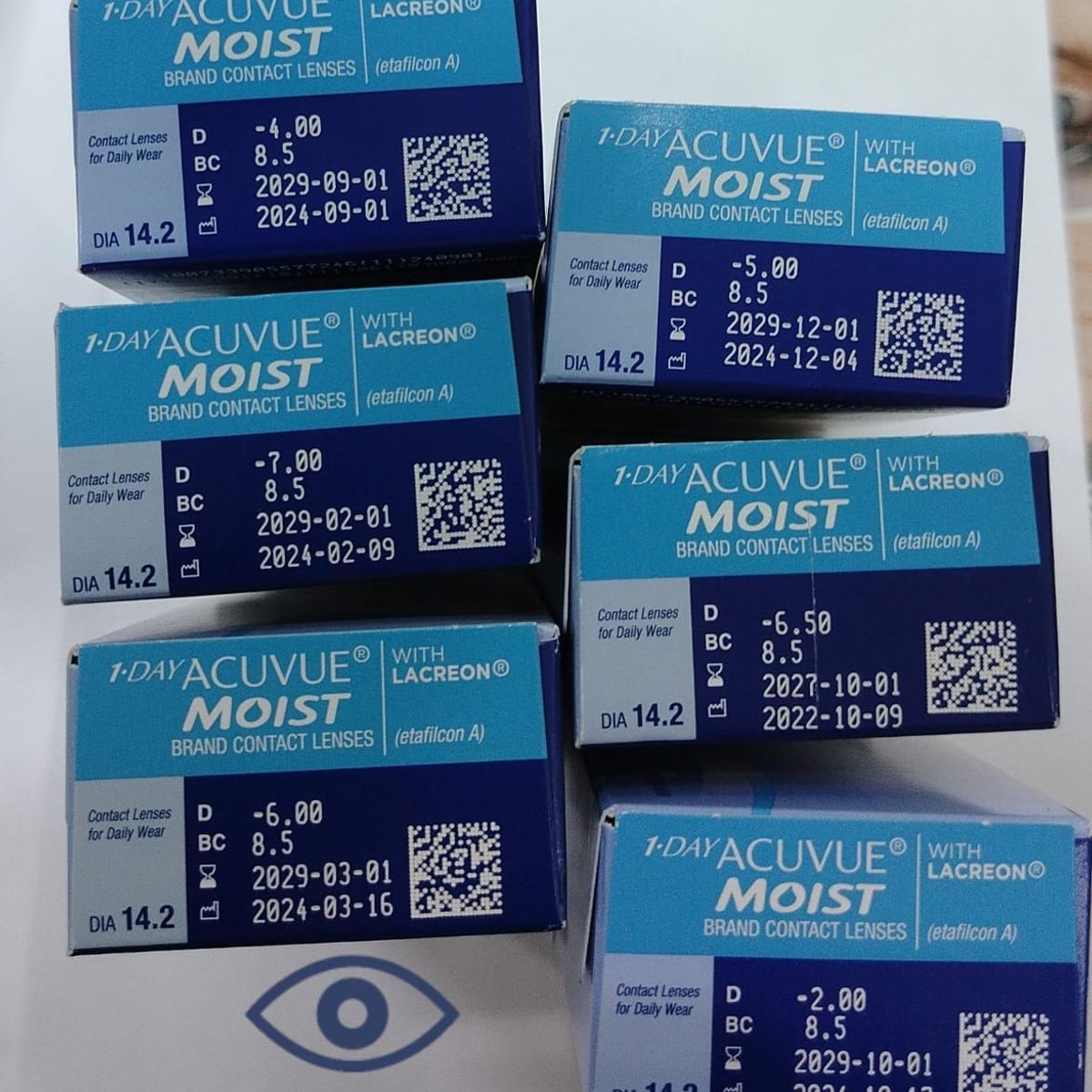 JK - LENTES DE CONTACTO HIDROGEL  1 DAY ACUVUE MOIST MIOPÍA -3.00
