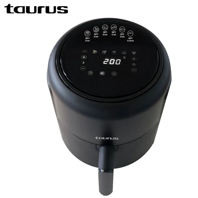 TAURUS - Freidora De Aire Digita Taurus 2.6 Lts Mod. Black Fryer 1000W