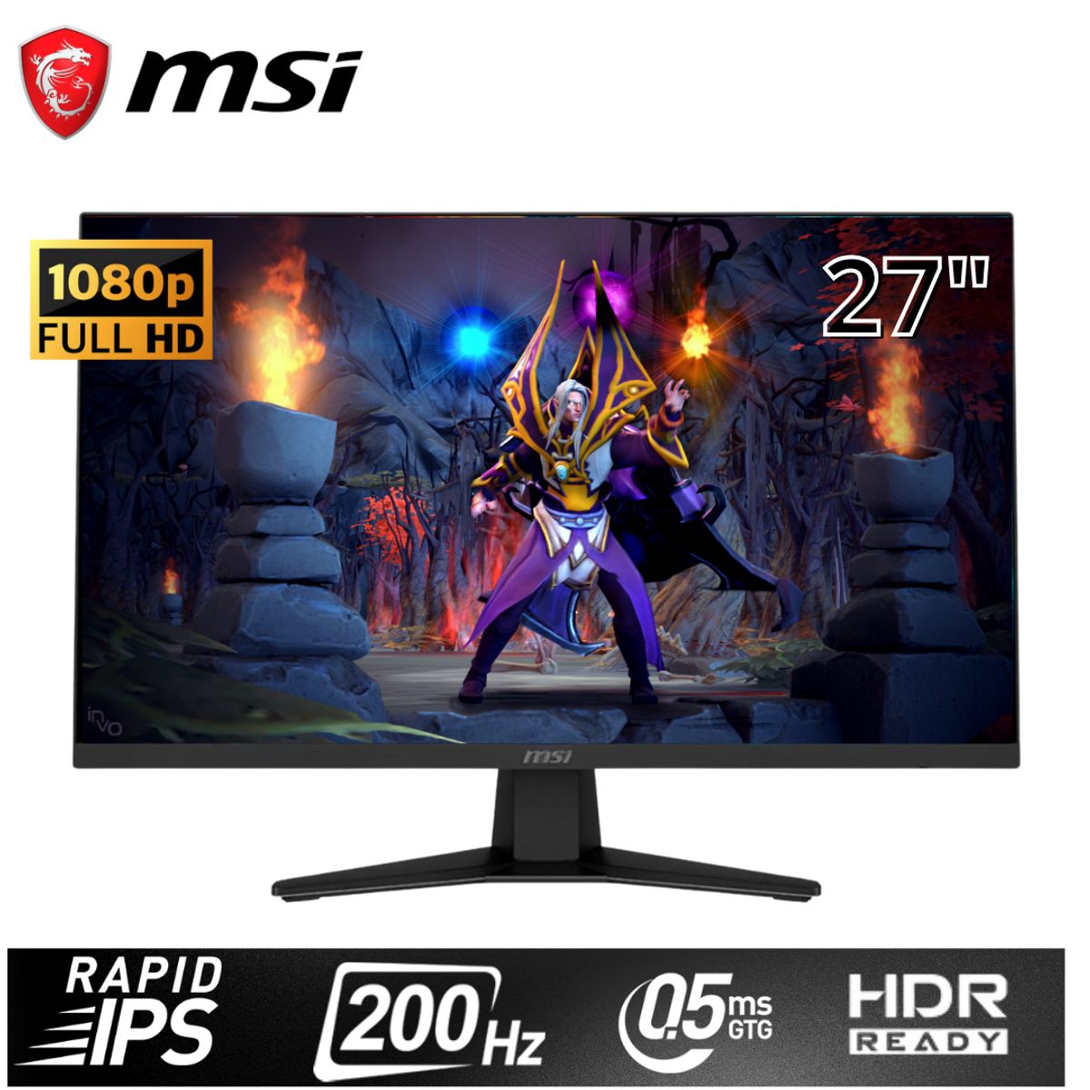 MSI - Monitor MSI MAG 274F 05ms HDR y Rapid IPS 200HZ