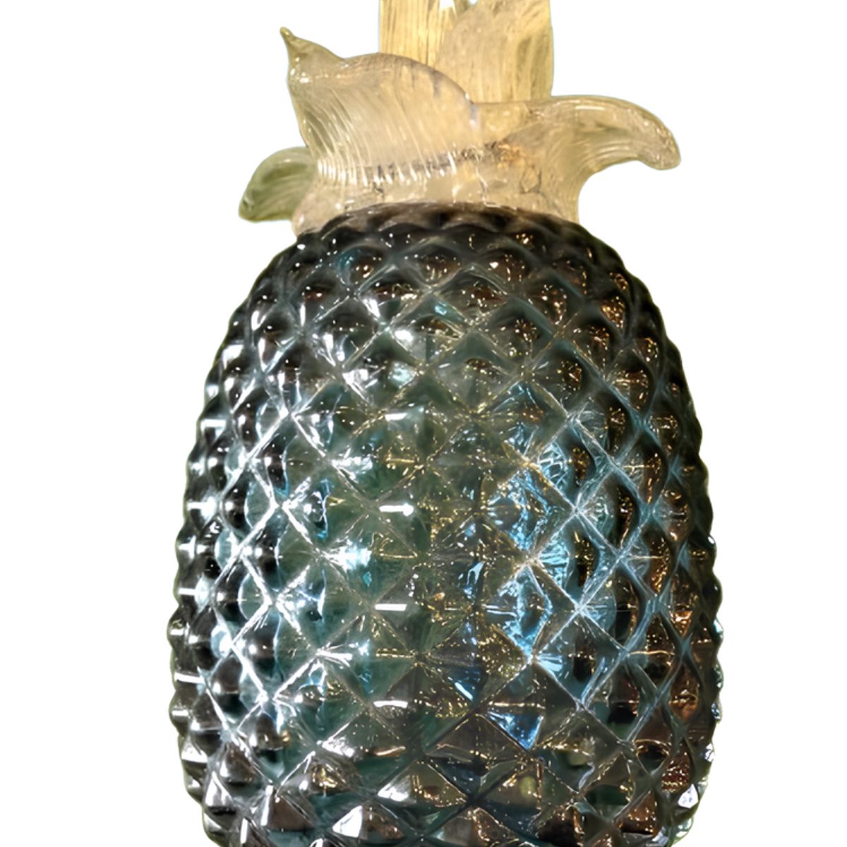 CONCEPT - PIÑA AZUL DE VIDRIO MURANO GRANDE