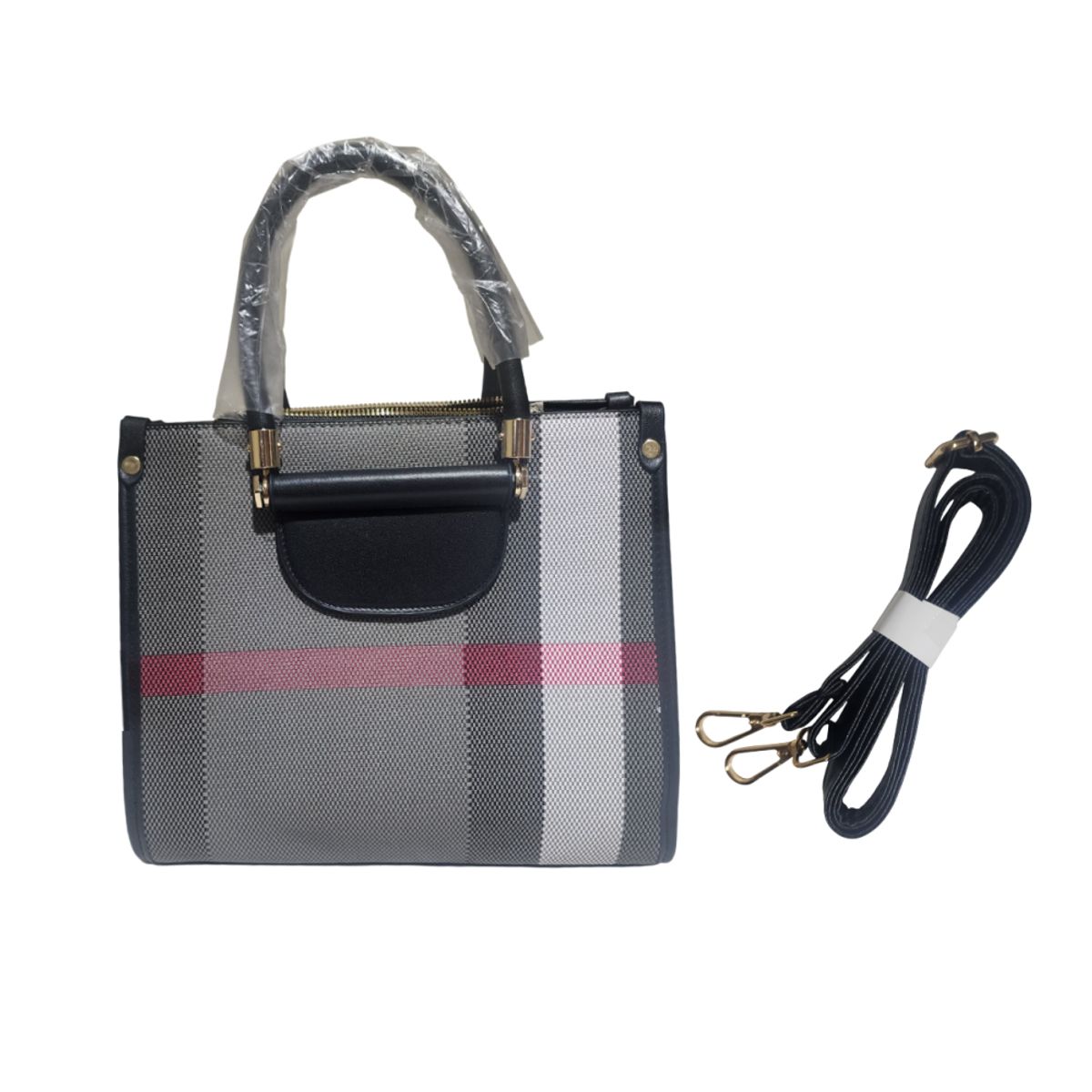 GENERICO - Cartera Bolso de Mano con Correa de Hombro Diseño Casual