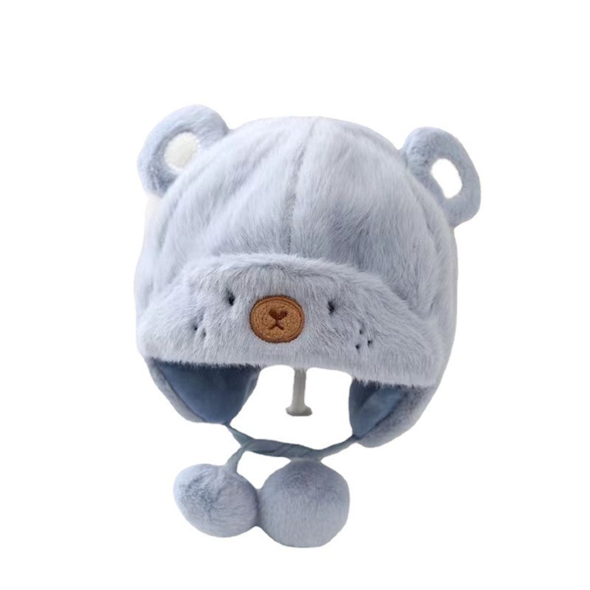 GENERICO - Gorro OSITO PELUCHE para  Niño Invierno - PLOMO