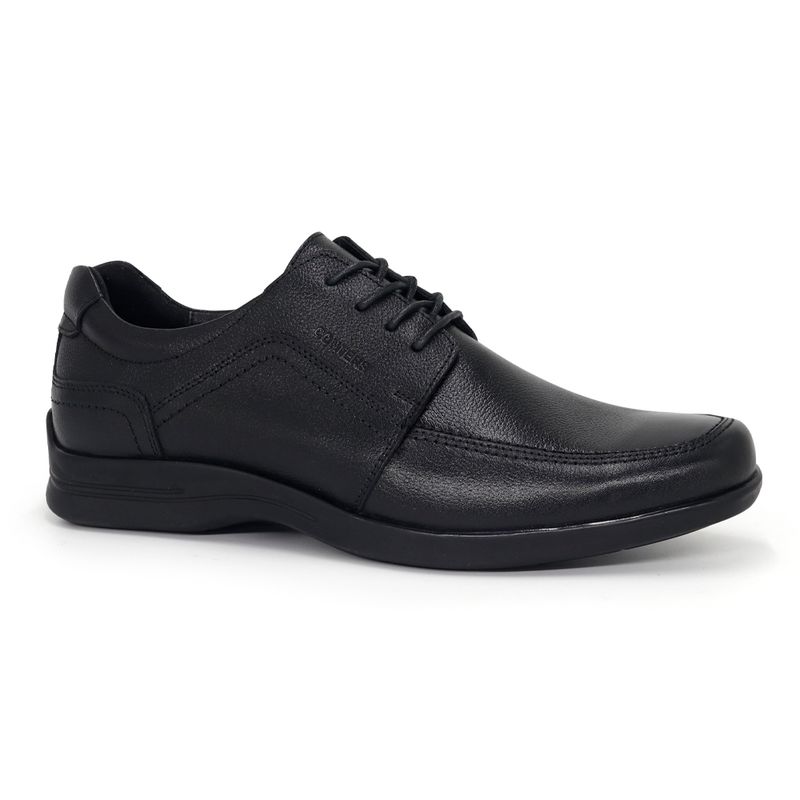 CONTERS - Zapatos Casuales De Cuero Hombre CLQ3-MK-21 Negro