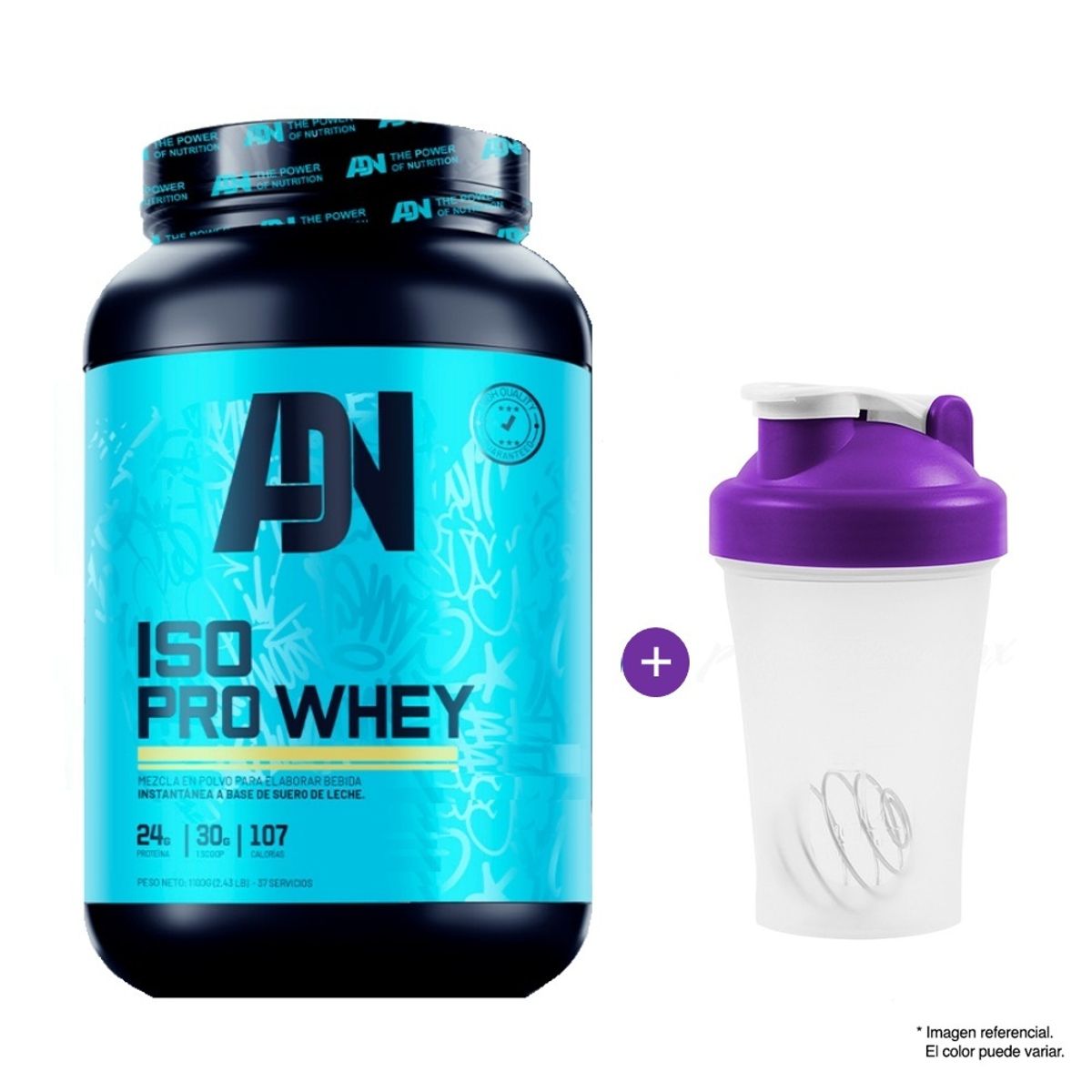 ADN - Proteína Adn Nutrition Iso Pro Whey 1.1 KG Vainilla