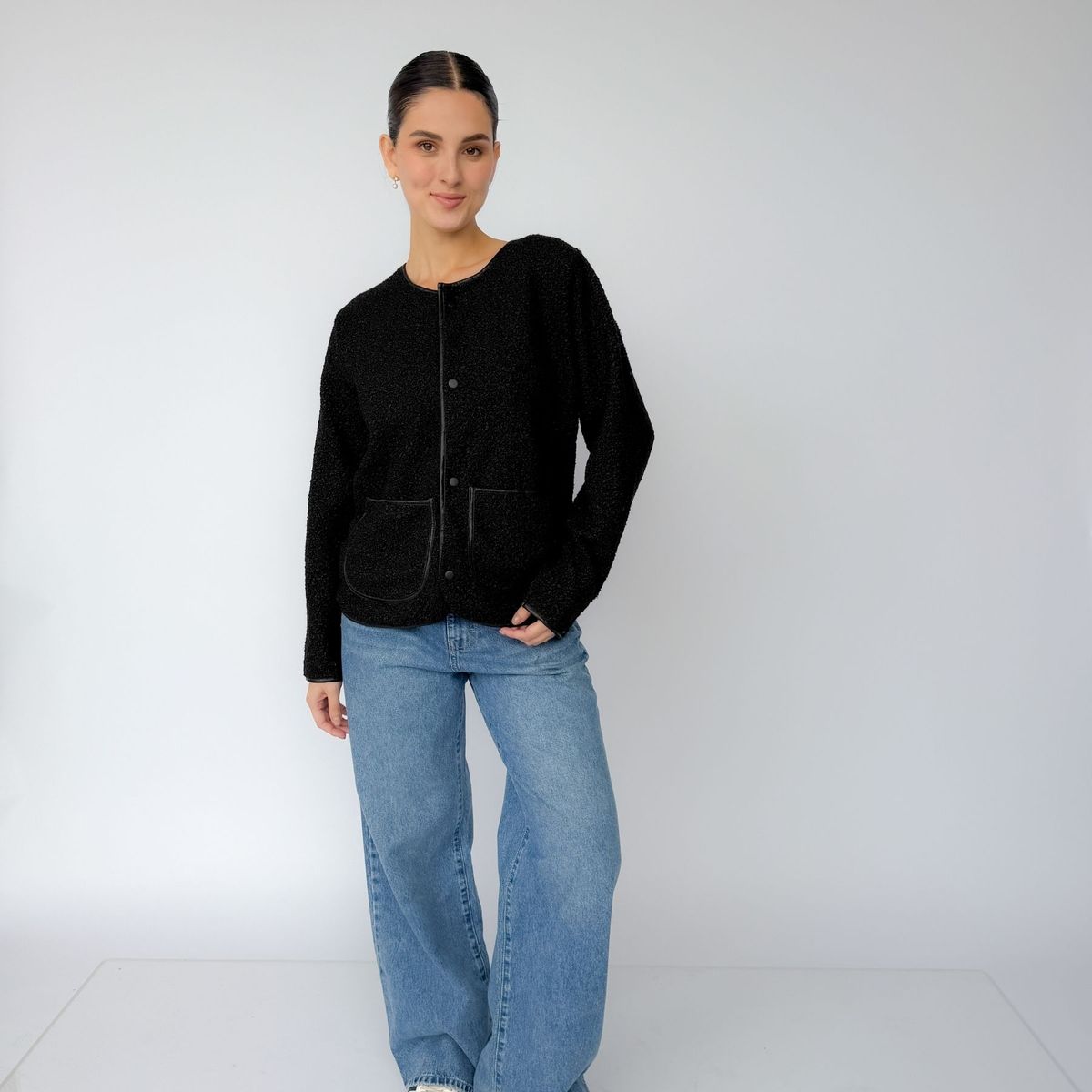 INTROSPECTIVA MODA - CASACA CASUAL CON BOLSILLO MODELO GIULIA