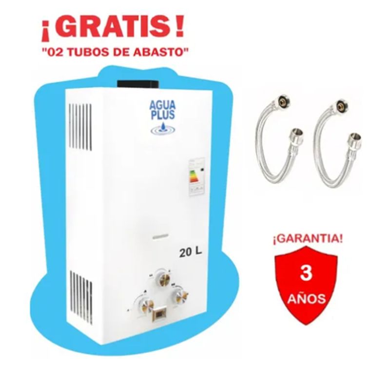 AGUA PLUS - TERMA A GAS GN 20 LT INSTALACION GRATIS- AGUA PLUS