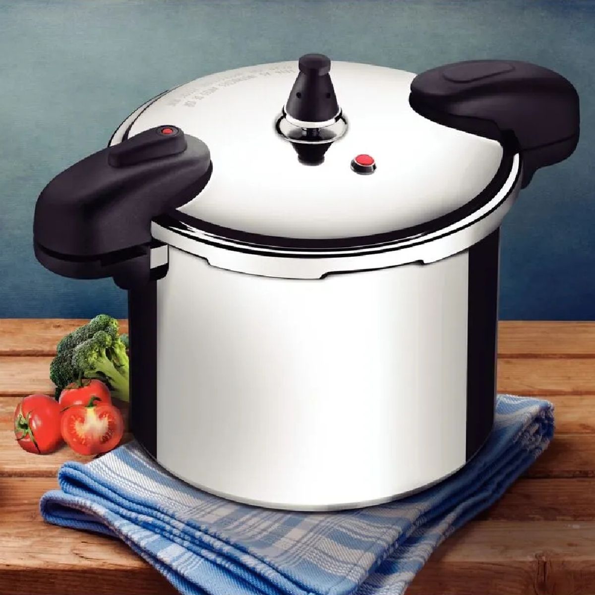 TRAMONTINA - Olla de Presión Tramontina Valência  Aluminio 10L 24cm - 20564024