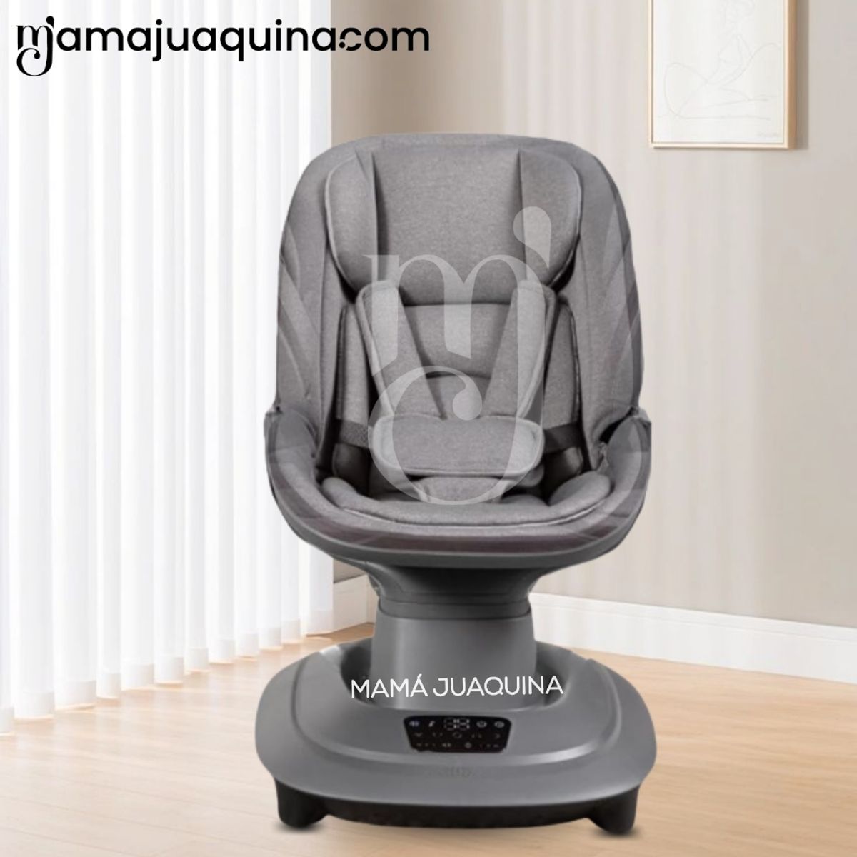 BABY - Mecedora Eléctrica para Bebés «MERCY» Gray