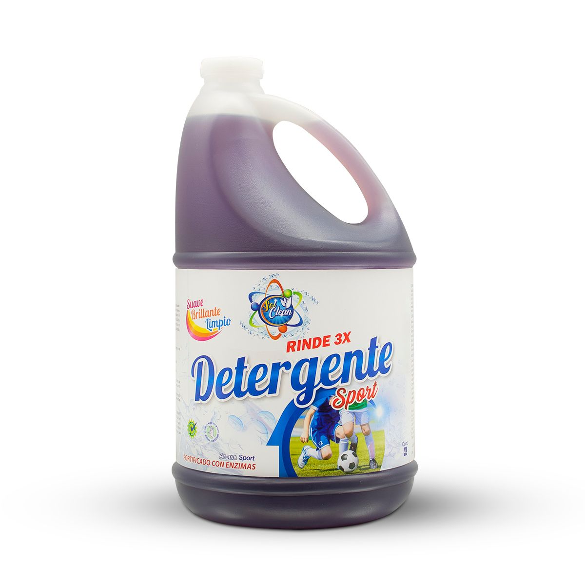 GENERICO - Detergente Liquido Sol Clean 4 Lt Aroma Sport