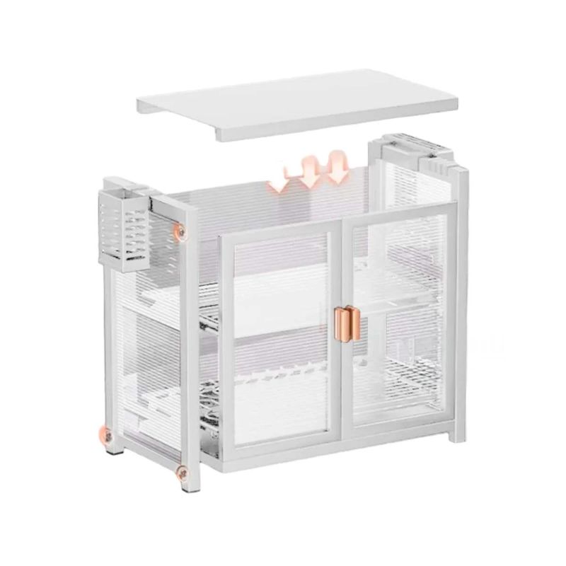 GENERICO - Pack2 Escurridor Util 2 Niveles en Blanco Y+Papel de Regalo