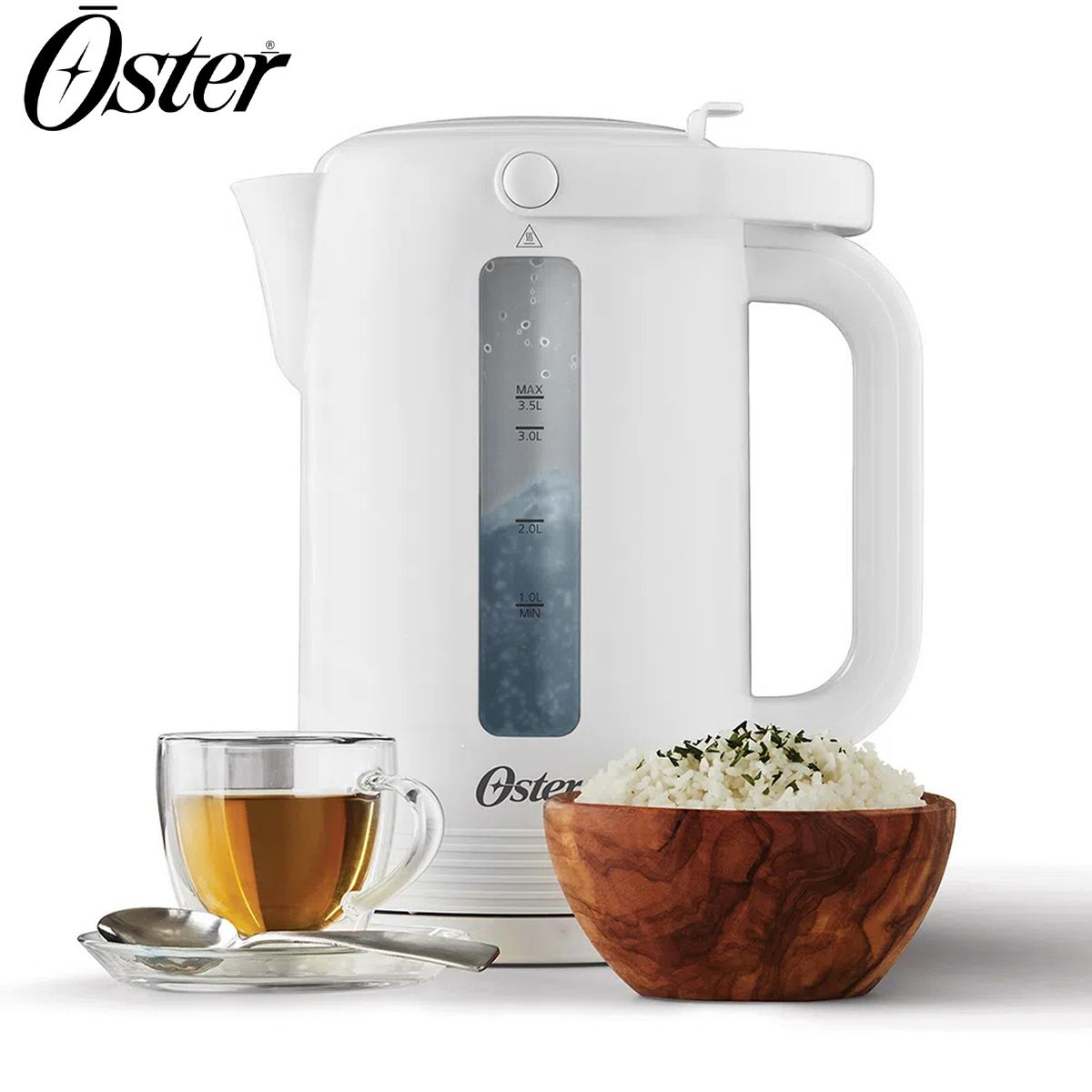 OSTER - Hervidor eléctrico Oster de 3.5 litros de gran capacidad BVSTKT35W