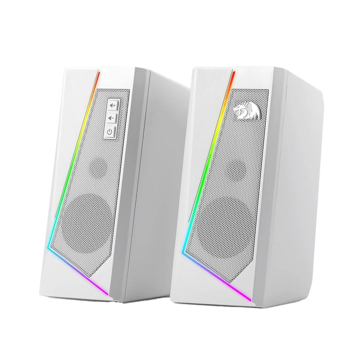 REDRAGON - Redragon - Parlante 2.0 Anvil GS520 RGB - Blanco