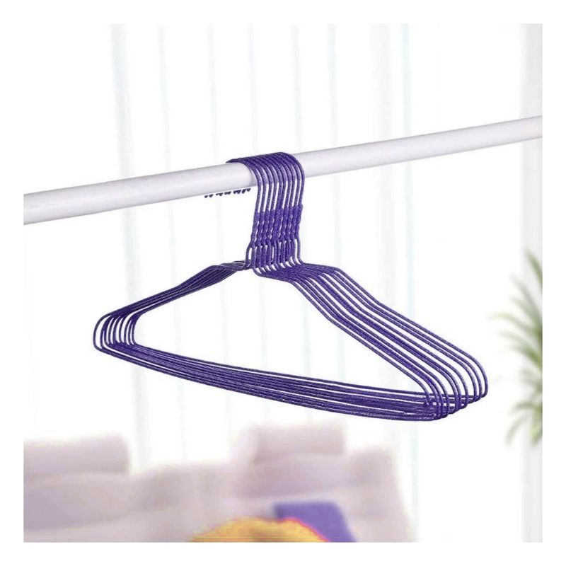 GENERICO - Pack3 Gancho Compacto de Ropa Infantil en Color Morado