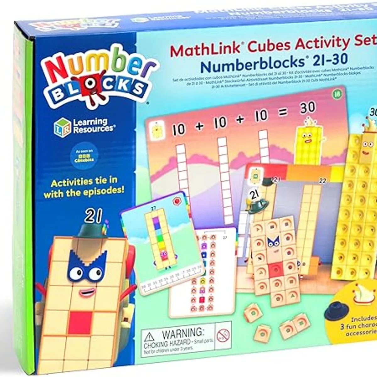 NUMARK - Figuras Number Blocks Del 21 Al 30 Set De 327 Pcs