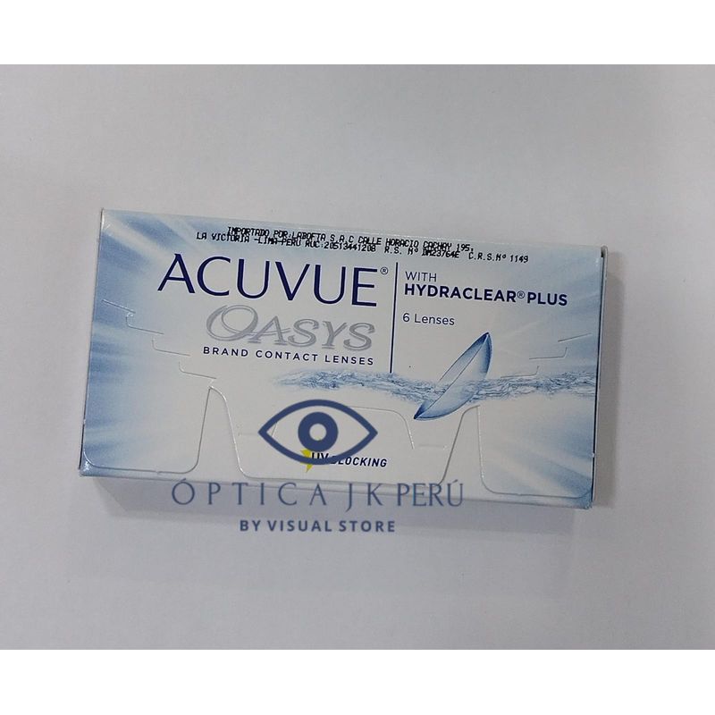 GENERICO - LENTES DE CONTACTO ACUVUE OASYS -800 MIOPÍA HIDROGEL