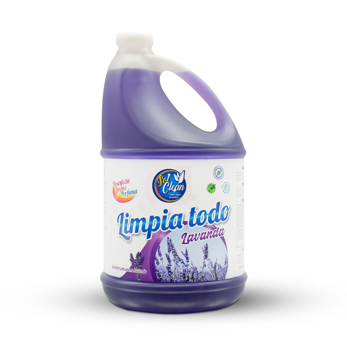 GENERICO - Limpiatodo Desinfectante Sol Clean 4Lt Aroma Lavanda