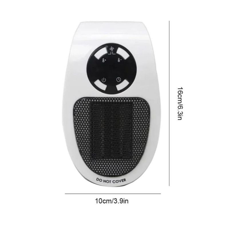 GENERICO - Calefactor Eléctrico Portátil con Control