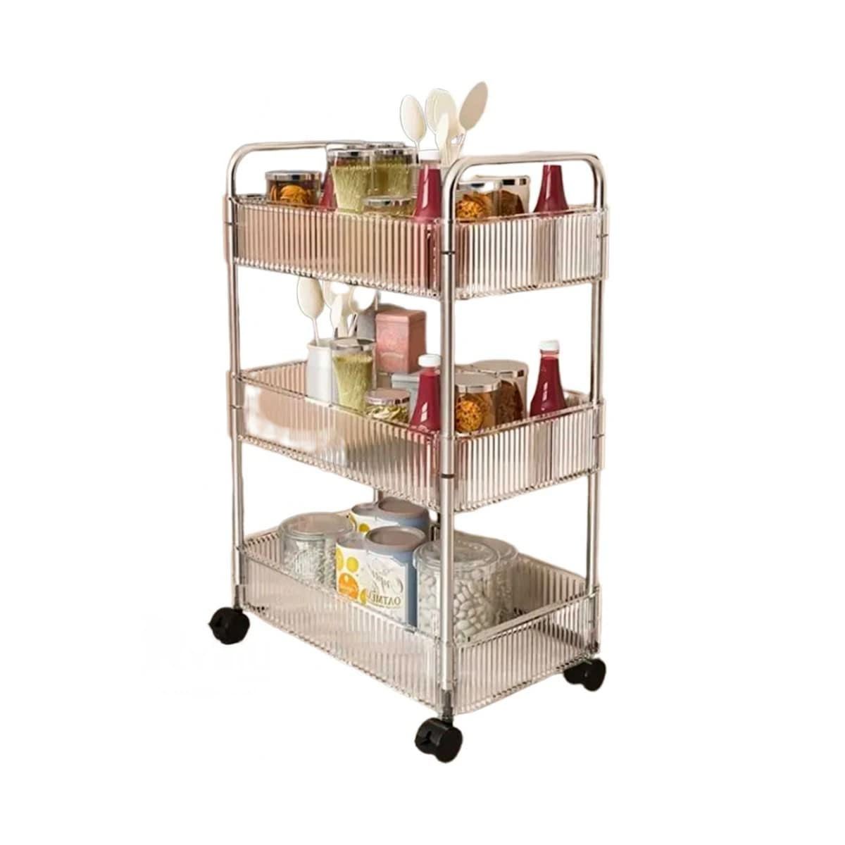 GENERICO - Pack5 Estante de Lavanderia de 3 Niveles Y+Ligas de Regalo