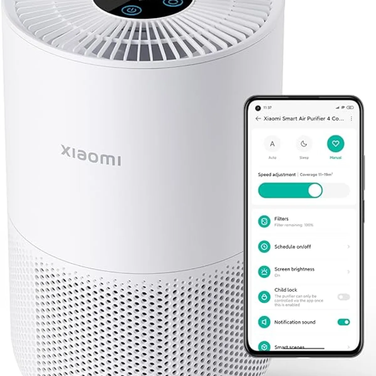 XIAOMI - Xiaomi Purificador de aire 4 Compacto