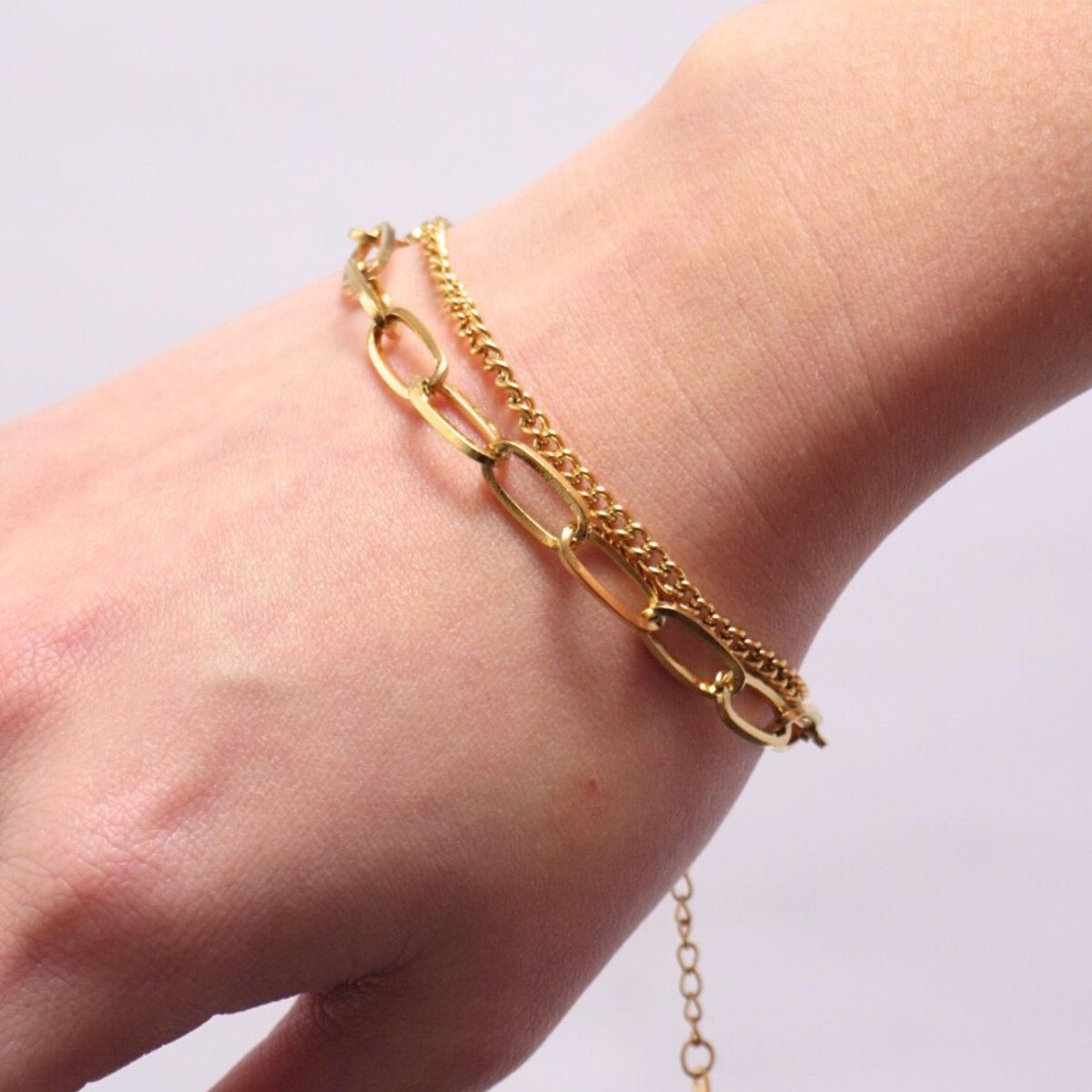 GENERICO - Pulsera Doble Eslabones Waterproof