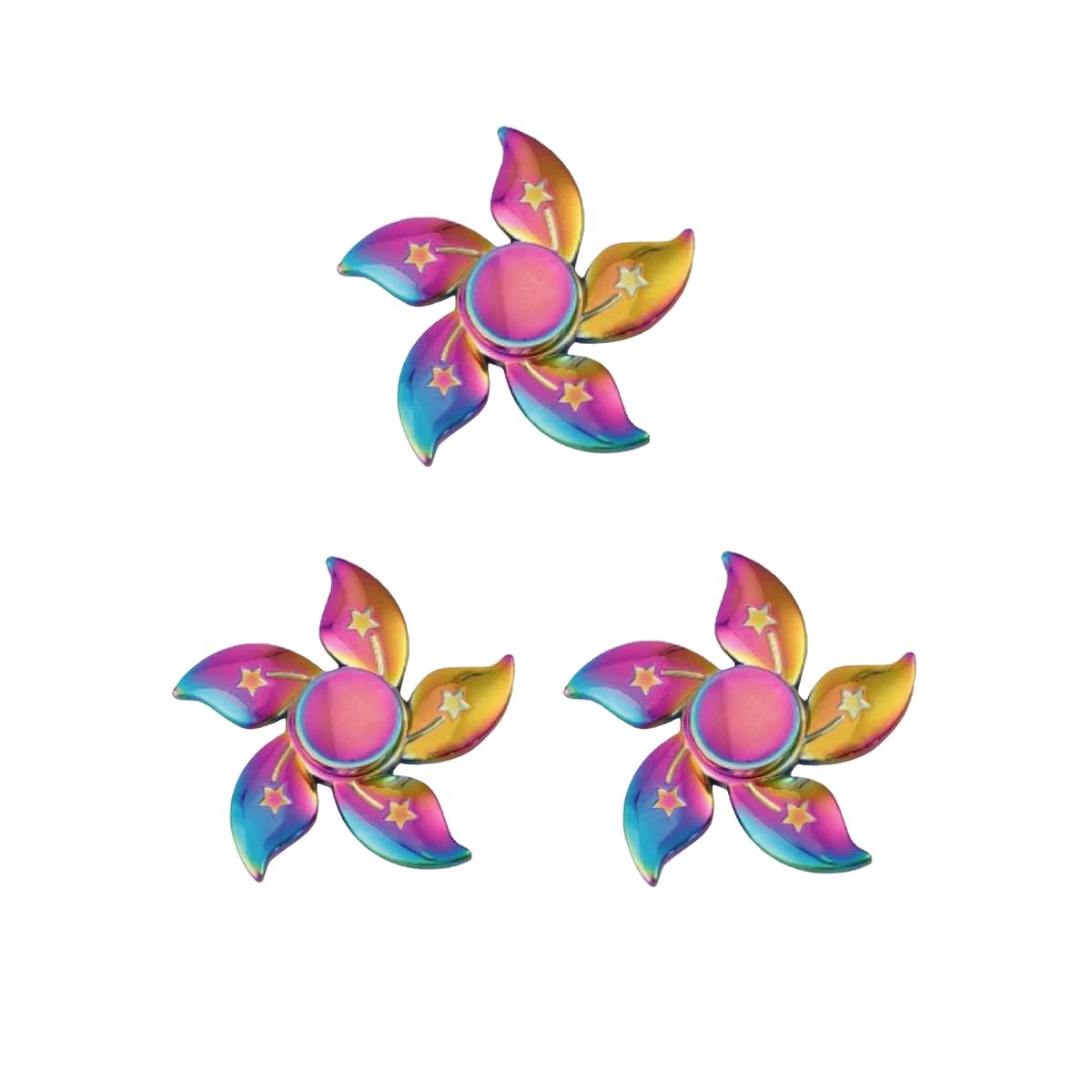 GENERICO - Spinner Tornasol Flor Triple