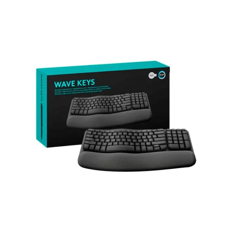 LOGITECH - Teclado Logitech Ergo Wave Wireless Bolt Bt Sp Graphite