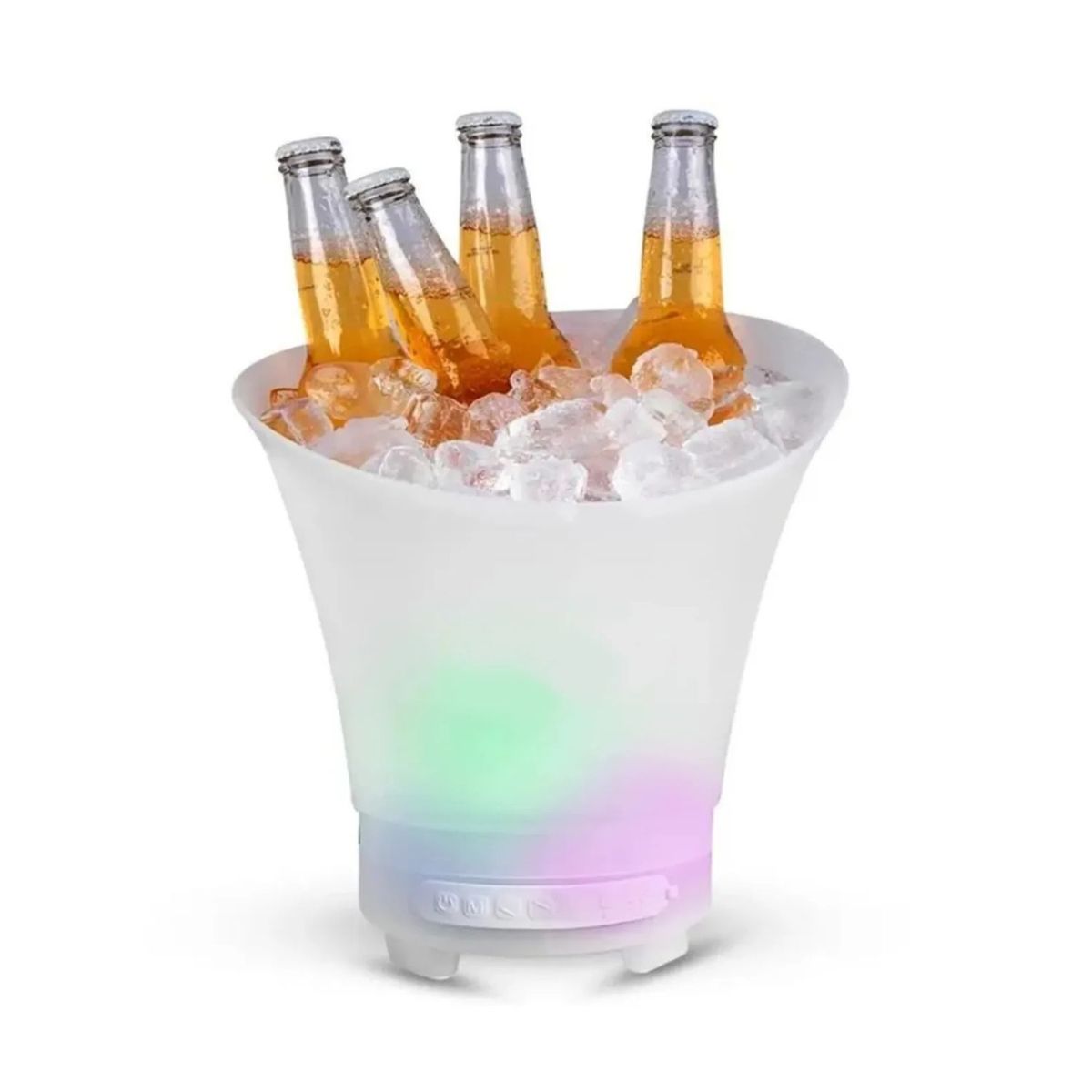 OEM - Parlante Hielera Bluetooth Luz RGB Cubeta Cubo 7 Litros