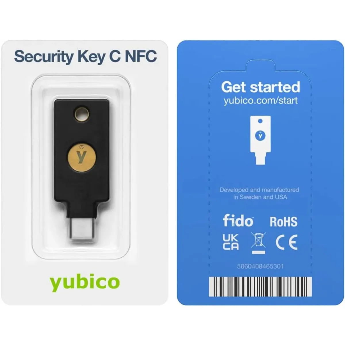 GENERICO - Yubico Fido Tipo C Nfc Llave De Seguridad Yubikey