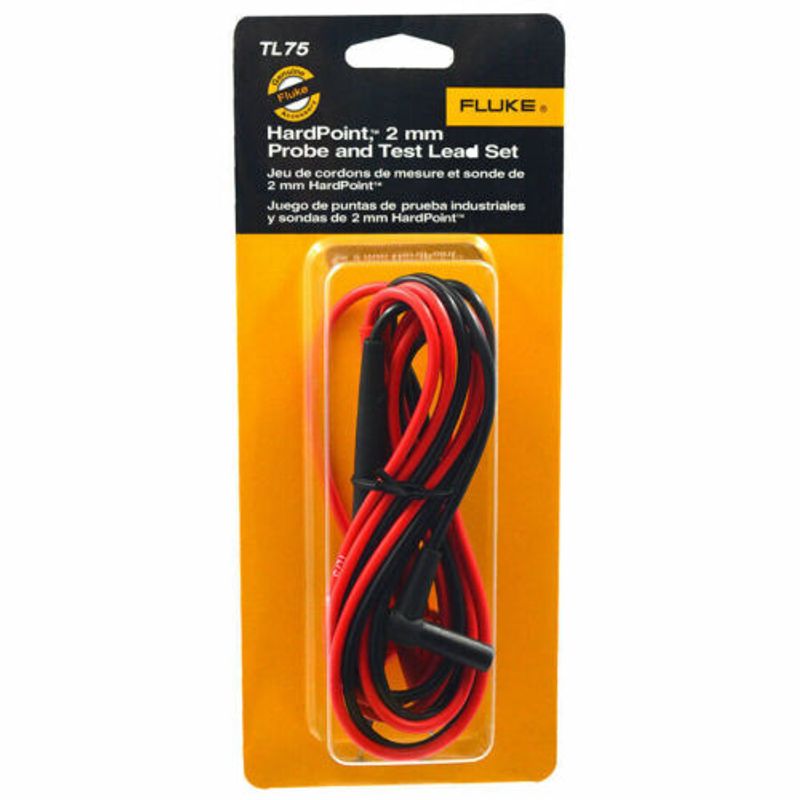 FLUKE - Juego de cables de prueba de punta dura TL75