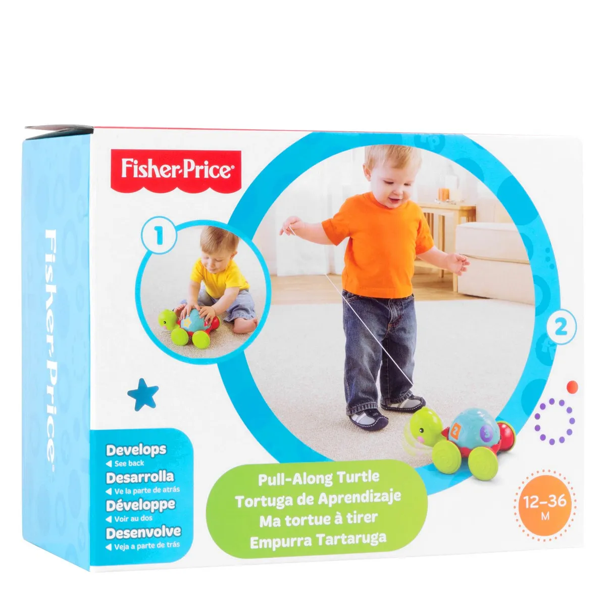 FISHER PRICE - Juguete De Bebé Tortuga De Aprendizaje