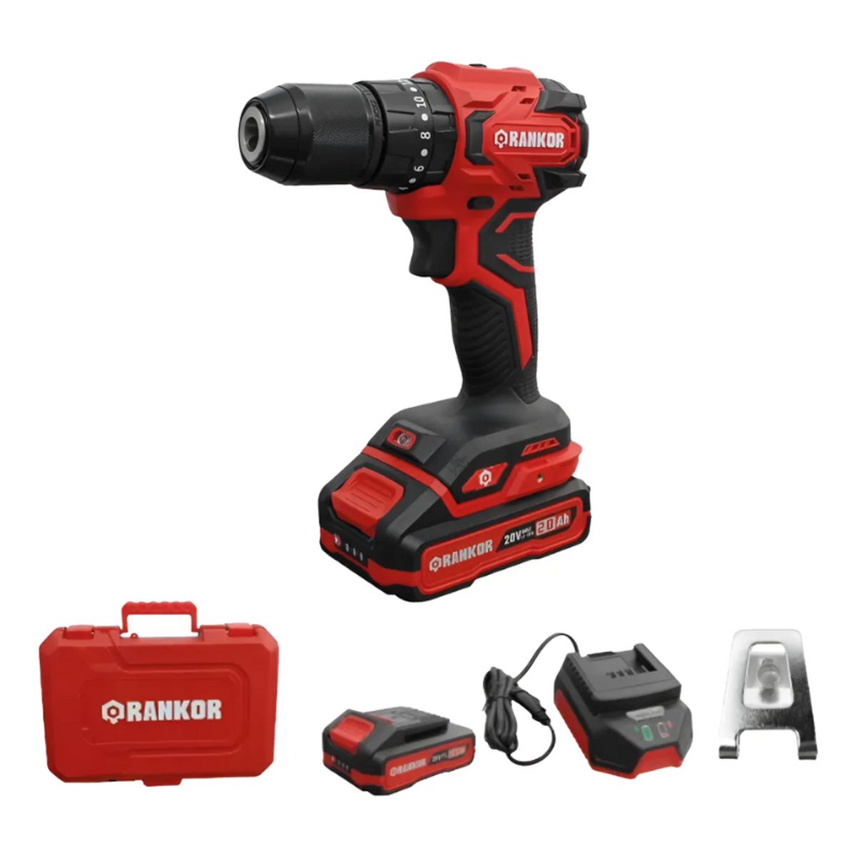 RANKOR - Taladro Percutor Atornilla 12 De 20v Rankor 70nm Brushless