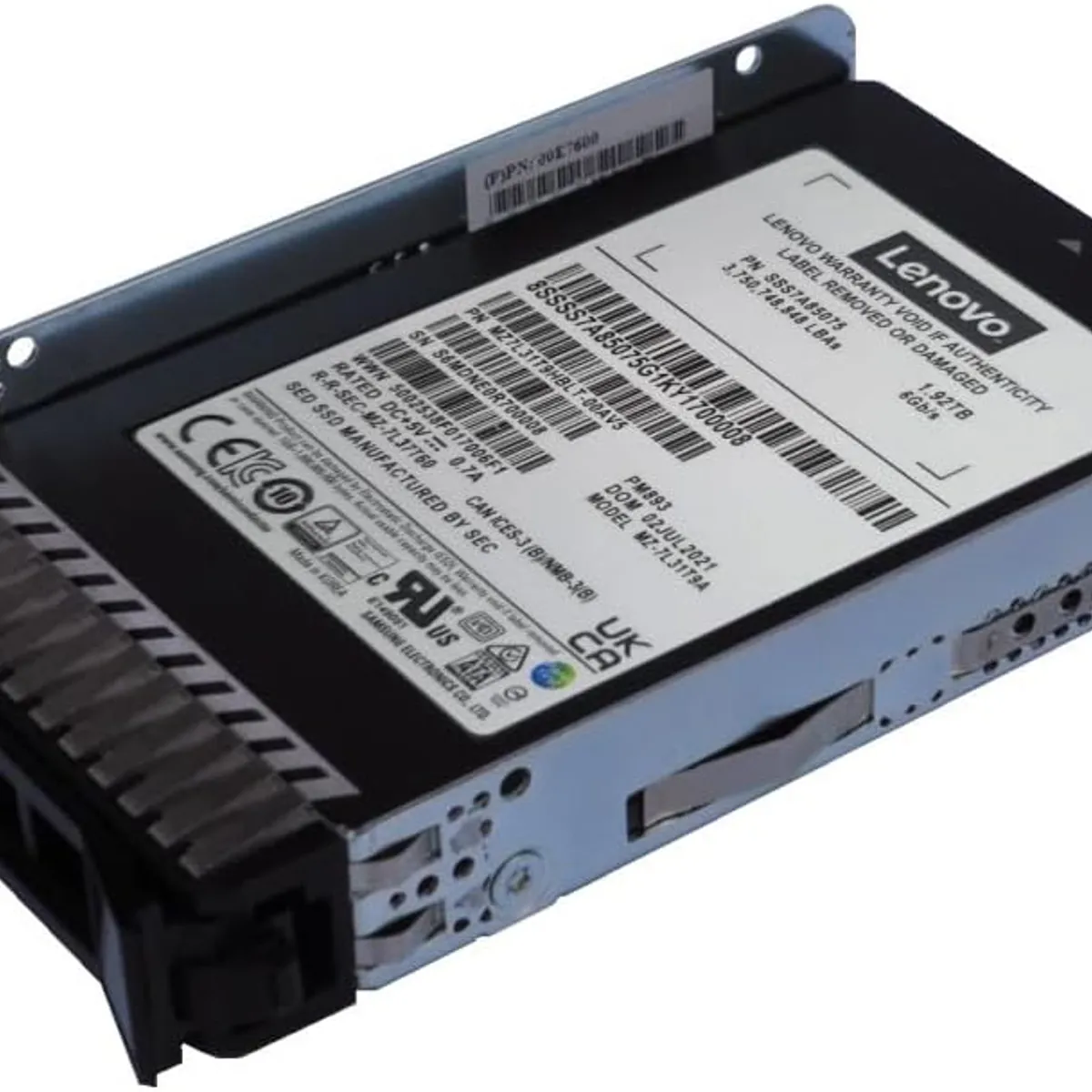 LENOVO - Unidad de Disco Solido Lenovo ThinkSystem 2.5 VA 960GB SATA 6Gb