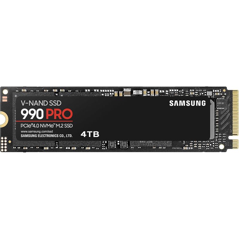 SAMSUNG - Unidad en estado solido Samsung 990 PRO 4TB M.2 2280 PCIe Gen 4.0 NVMe