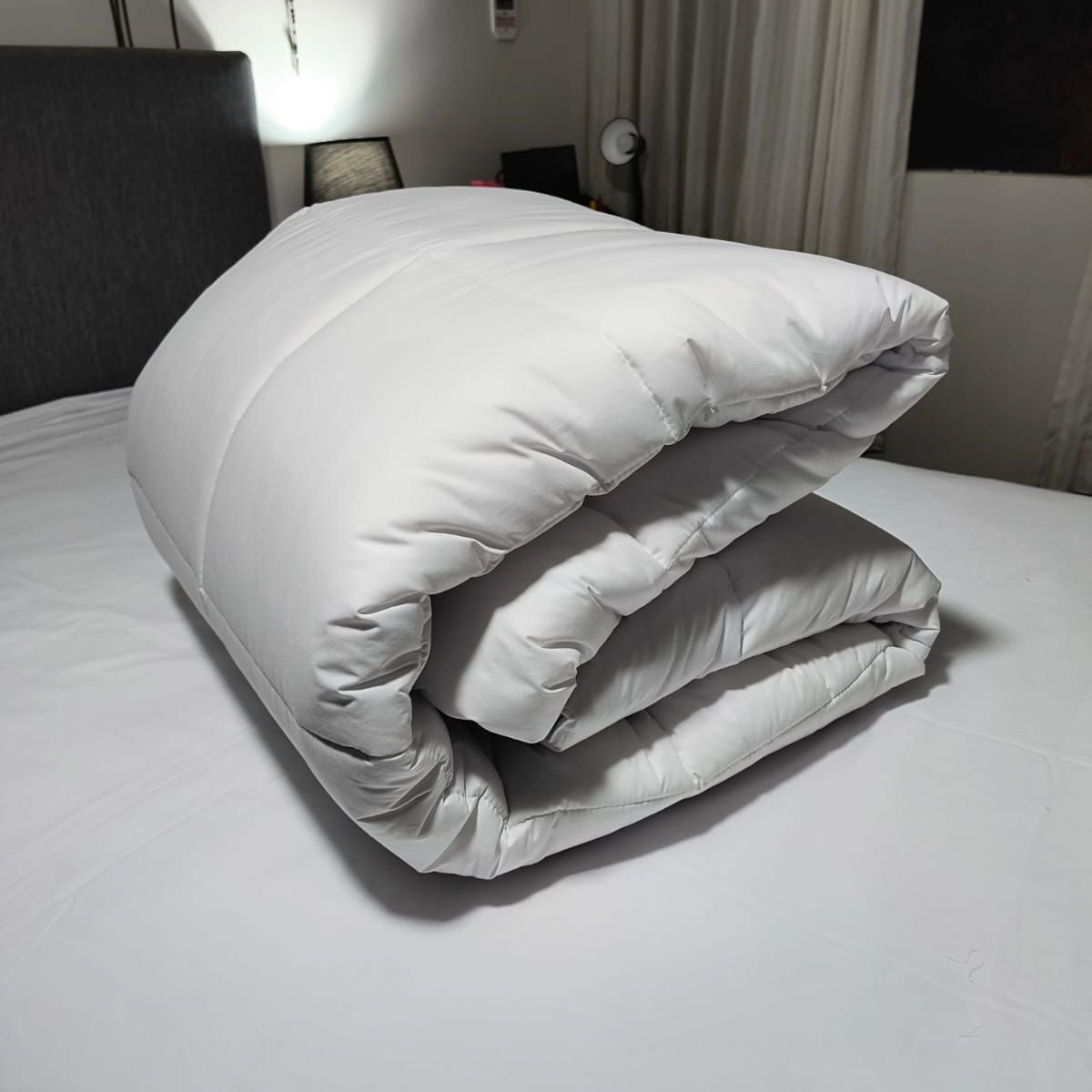 AMADEUS HOME - Set Plumón Hipoalergénico Grueso 2 plazas + Funda de Plumón Hotelera