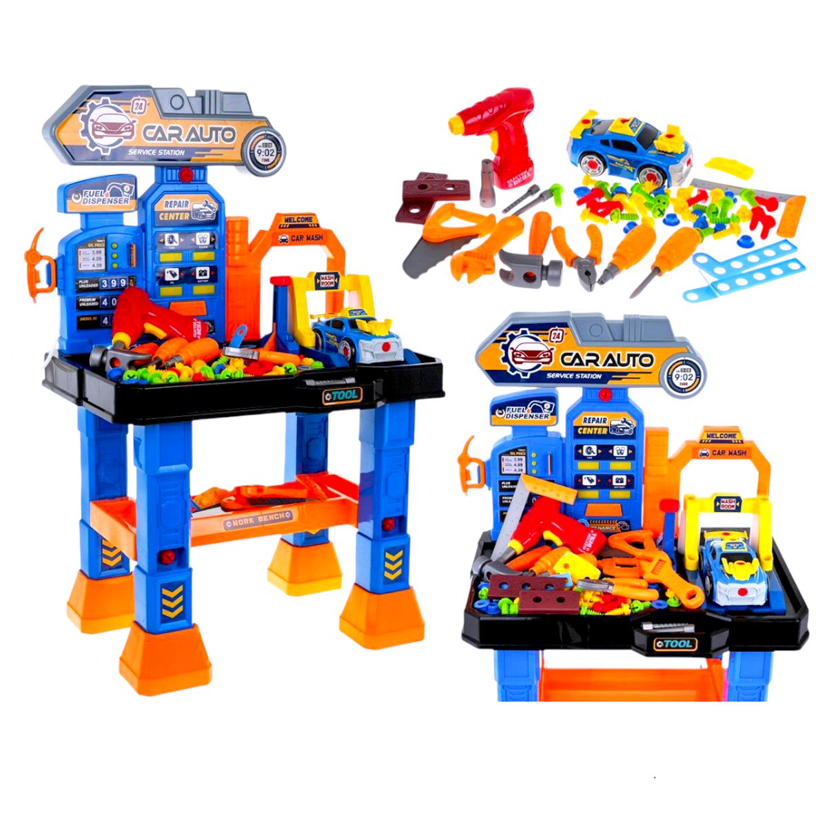 GENERICO - Juguete de Herramientas para niños por 125 piezas con luces y sonido