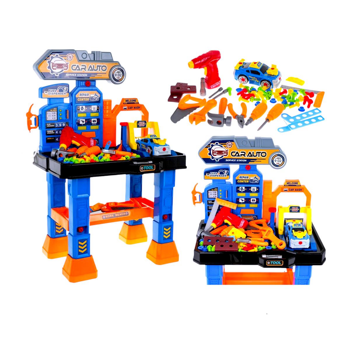 GENERICO - Juguete de Herramientas para niños por 125 piezas con luces y sonido