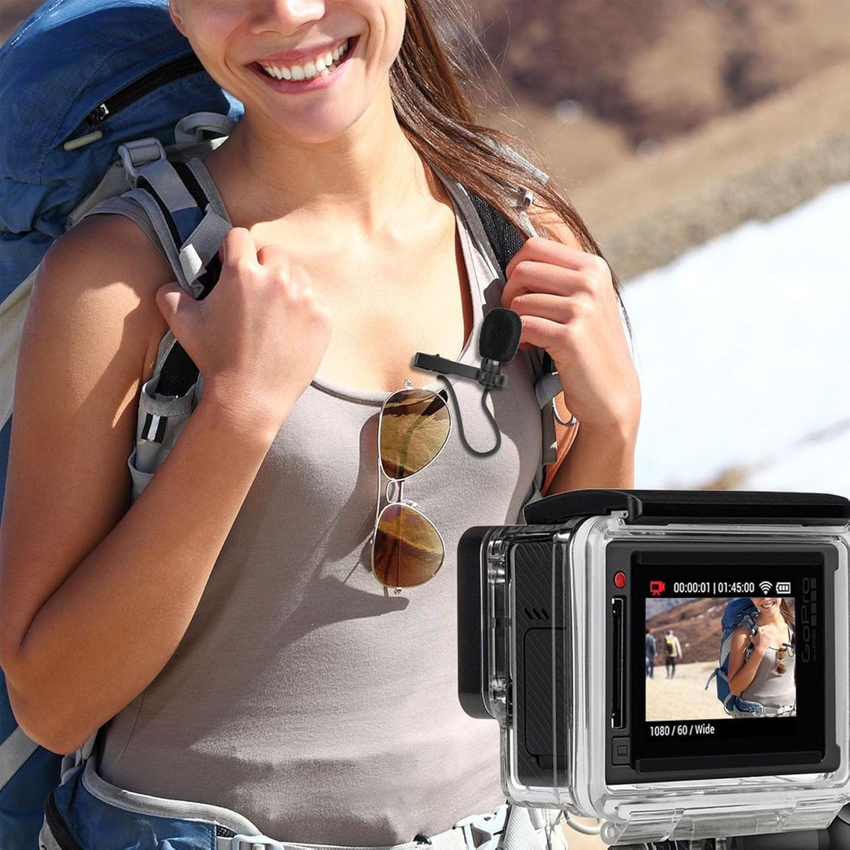 OEM - Yanmai R955 Micrófono De Solapa Portátil Para Vlog y Entrevistas