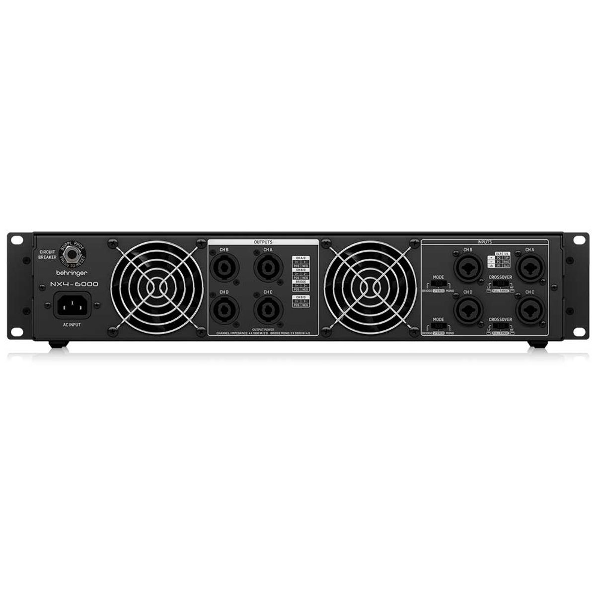 BEHRINGER - Amplificador Potencia Behringer NX4-6000