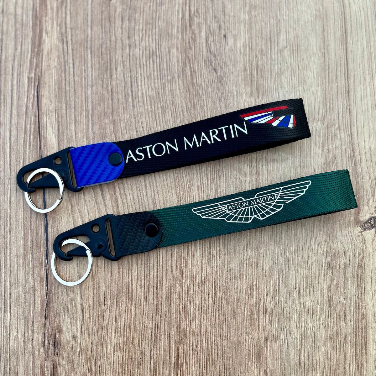 GENERICO - Llavero Aston Martin Lanyard Llaveros Pita Colgante Llaves 2unid