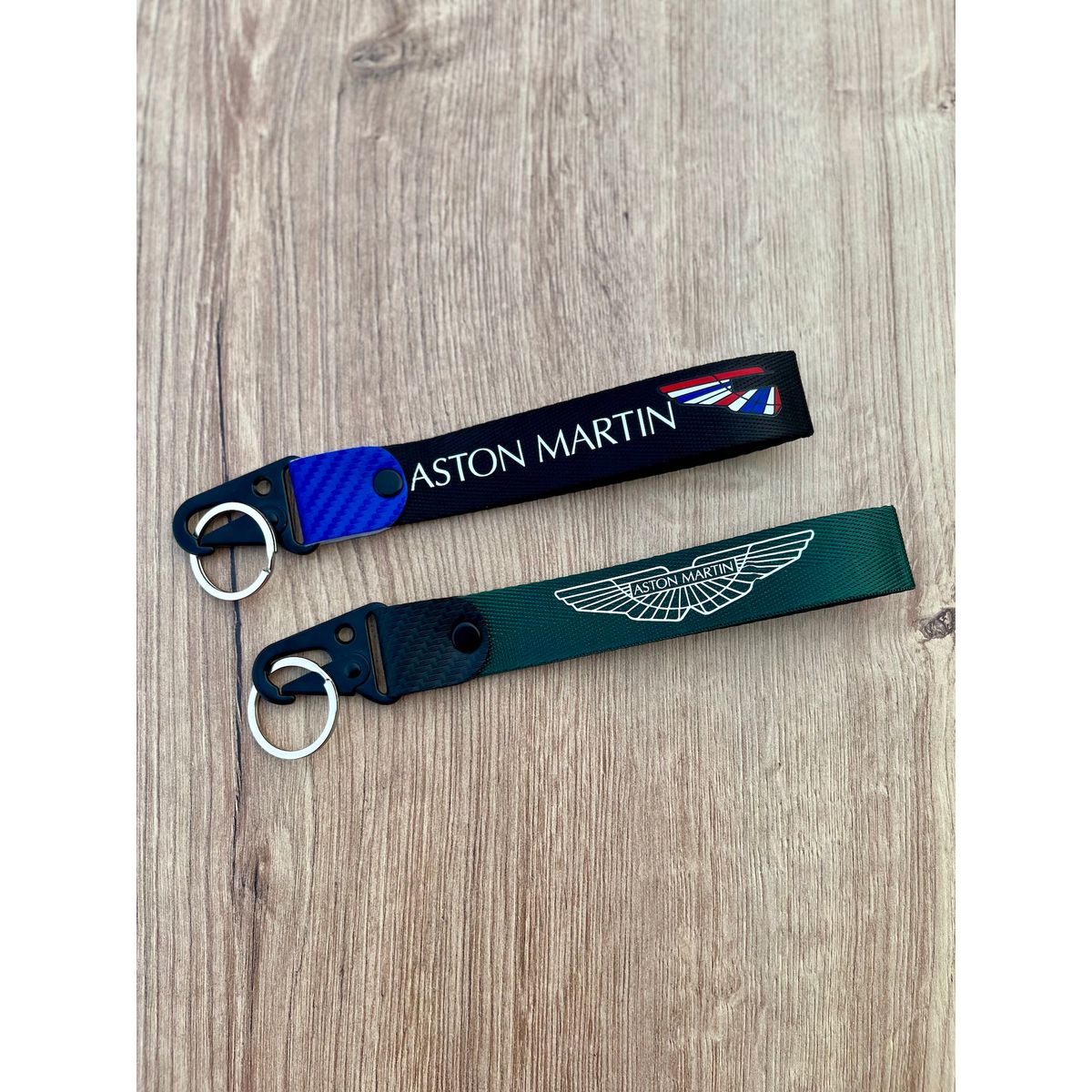 GENERICO - Llavero Aston Martin Lanyard Llaveros Pita Colgante Llaves 2unid