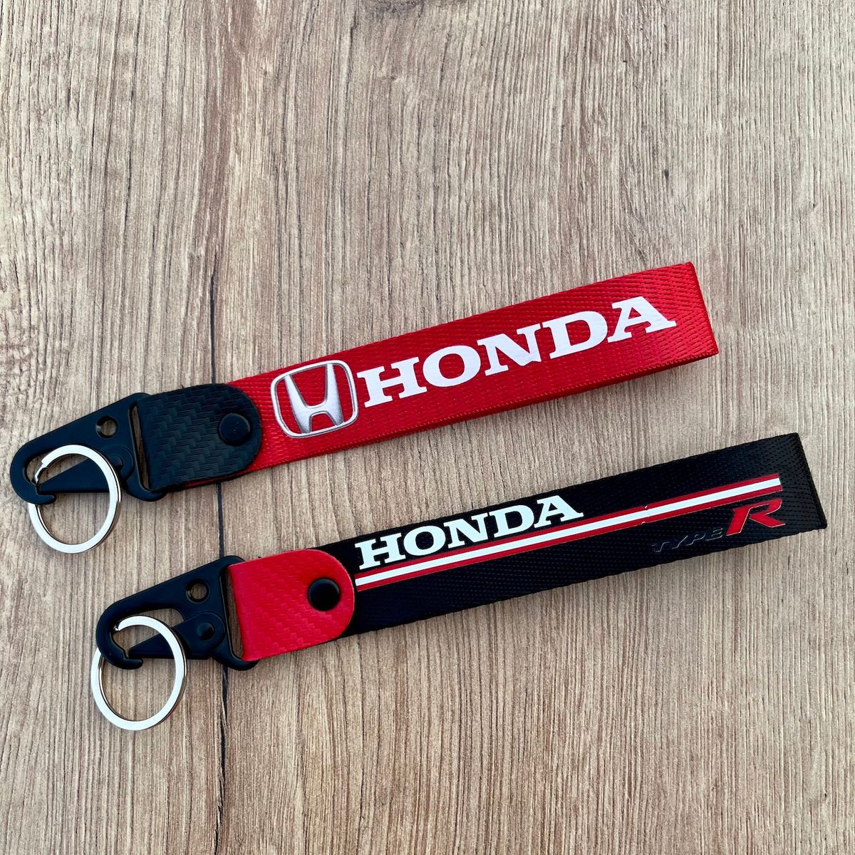 GENERICO - Llavero Honda Lanyard Llaveros Type R Pita Colgante Llaves 2unid