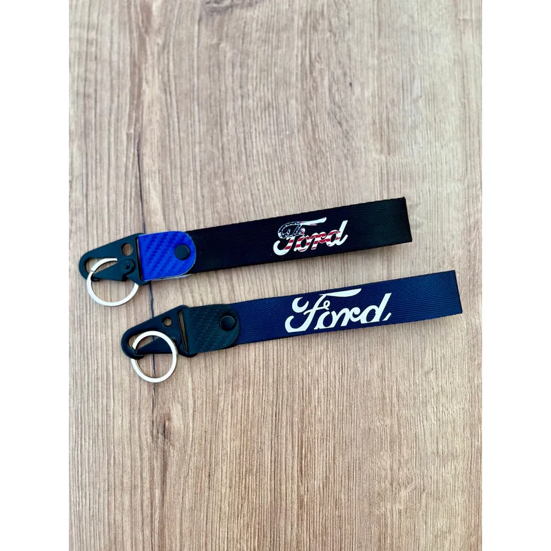 GENERICO - Llavero Ford Lanyard Llaveros Mustang Pita Colgante Llaves 2unid