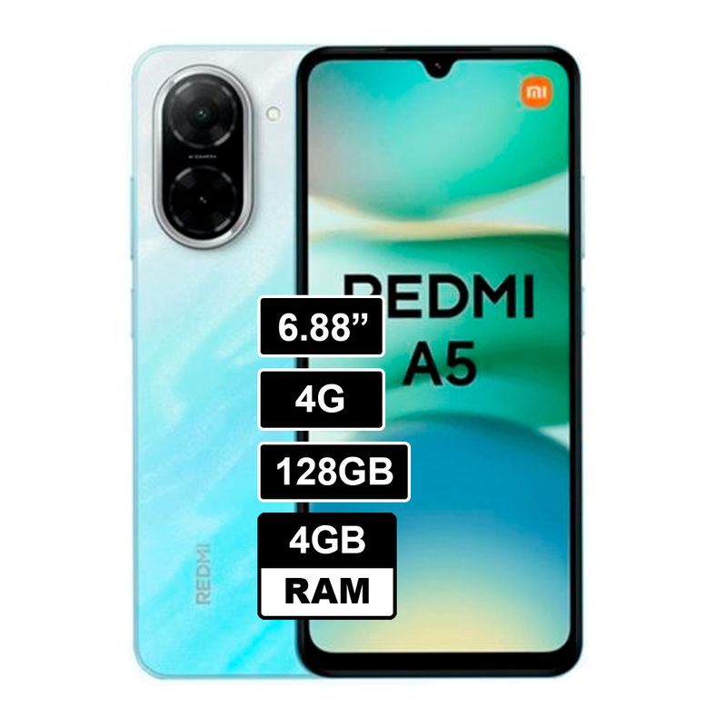XIAOMI - CELULAR REDMI A5 4GB RAM  128GB AZUL